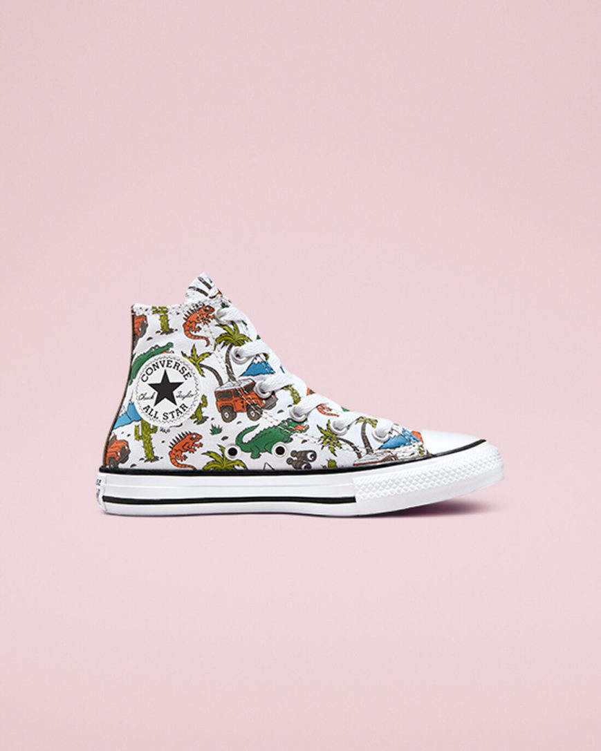 Zapatillas Altas Converse Chuck Taylor All Star Desert Explorer Niña Blancas Verde | PE 528WP7